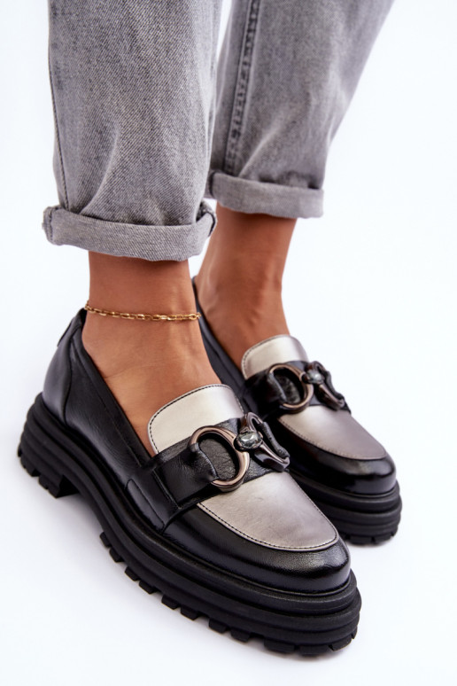 Leren enkellaarsjes met stevige zool zInart Elkiza Leren enkellaarsjes met stevige zool zInart Elkiza