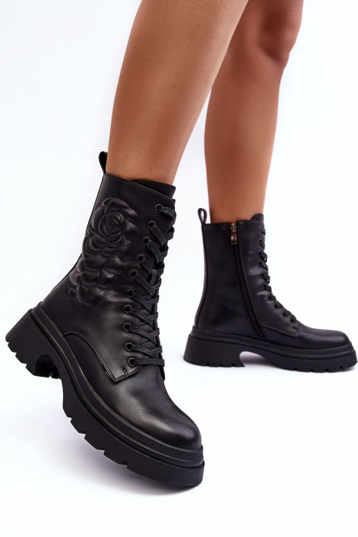 opInarmen Leer hoge rijlaarzen Laarzen S.Barski MR870-25 zInart opInarmen Leer hoge rijlaarzen Laarzen S.Barski MR870-25 zInart