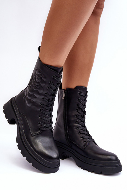 opInarmen Leer hoge rijlaarzen Laarzen S.Barski MR870-25 zInart opInarmen Leer hoge rijlaarzen Laarzen S.Barski MR870-25 zInart