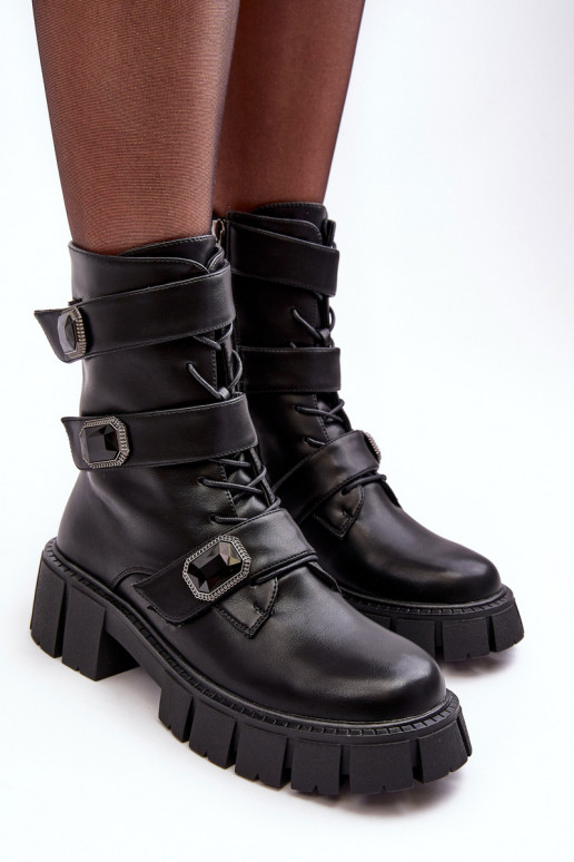 hoge rijlaarzen Dameslaarzen van echt leer zInart S.Barski MR870-62 hoge rijlaarzen Dameslaarzen van echt leer zInart S.Barski MR870-62