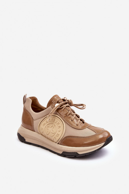 Dames sportschoenen Leer Het heeftciejka 06295-04 beige Dames sportschoenen Leer Het heeftciejka 06295-04 beige