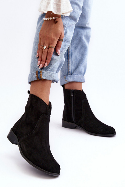 Suede schoenen Dames met ritssluitingen zInart Nicole 2829 Suede schoenen Dames met ritssluitingen zInart Nicole 2829