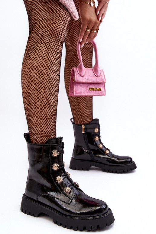 Dames opInarmen Laarzen Met sierlijki Guzikami D&A MR870-51 zInart Dames opInarmen Laarzen Met sierlijki Guzikami D&A MR870-51 zInart