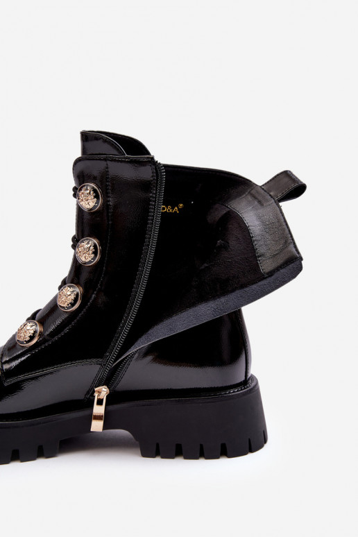 Dames opInarmen Laarzen Met sierlijki Guzikami D&A MR870-51 zInart Dames opInarmen Laarzen Met sierlijki Guzikami D&A MR870-51 zInart