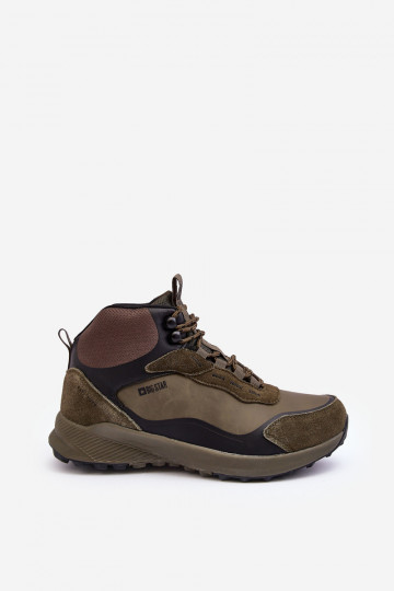 Heren gevoerde wandelschoenen groene kleur Big Star MM174333 2