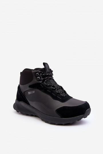 Heren gevoerde wandelschoenen zwarte kleur Big Star MM174334