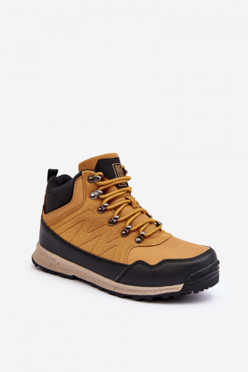 Dames gevoerde wandelschoenen bruine kleur Big Star MM274479