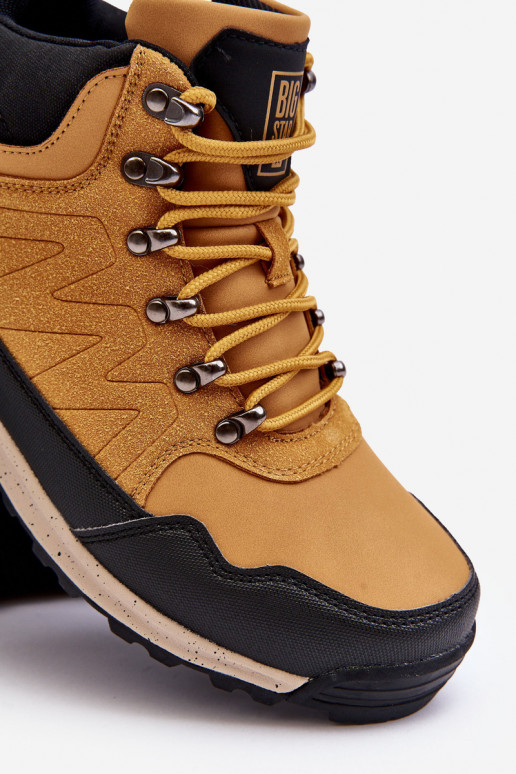 Dames VerInarmde Inandelschoenen bruine kleur Big Star MM274479 Dames VerInarmde Inandelschoenen bruine kleur Big Star MM274479