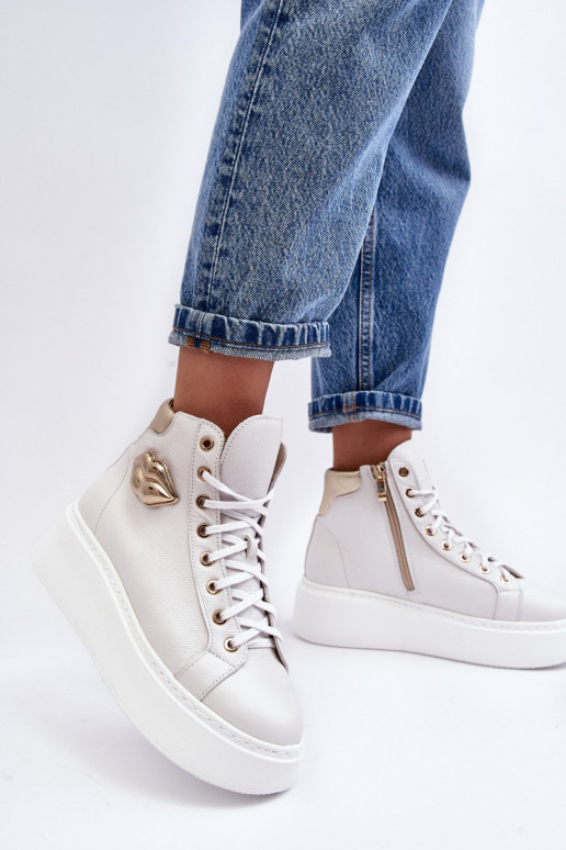 Vrijetijdsschoenen Hoog met ritssluitingen Lemar Initte kleur Katerin Vrijetijdsschoenen Hoog met ritssluitingen Lemar Initte kleur Katerin