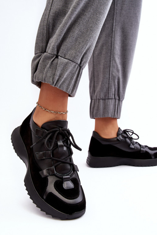 Leer sportschoenen Dames M01/2 Zazoo zInart Leer sportschoenen Dames M01/2 Zazoo zInart