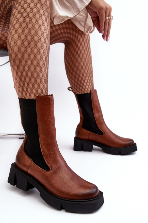 Laarzen Laura Messi 2693/229 bruine kleur Laarzen Laura Messi 2693/229 bruine kleur