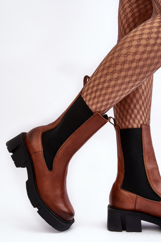 Laarzen Laura Messi 2693/229 bruine kleur Laarzen Laura Messi 2693/229 bruine kleur