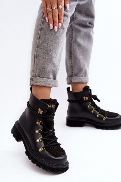 Leer Laarzen schoenen Dames GOE MM2N4082 zInart Leer Laarzen schoenen Dames GOE MM2N4082 zInart