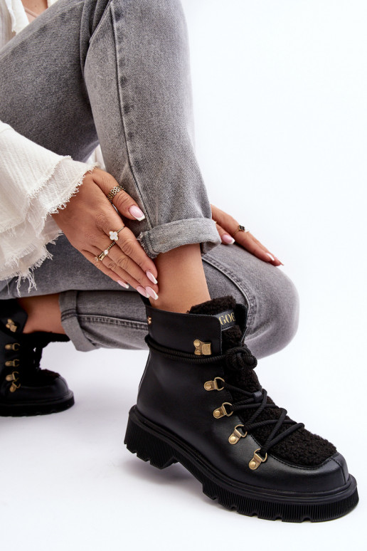 Leer Laarzen schoenen Dames GOE MM2N4082 zInart Leer Laarzen schoenen Dames GOE MM2N4082 zInart