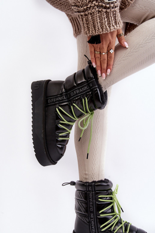 SneeuIn laarzen Dames Op dikke zool Veganistisch D.Franklin DFSH371007 zInart