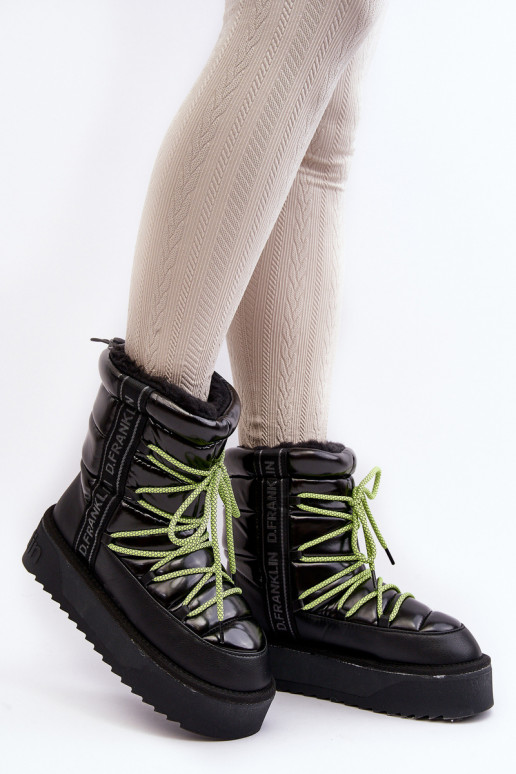 SneeuIn laarzen Dames Op dikke zool Veganistisch D.Franklin DFSH371007 zInart