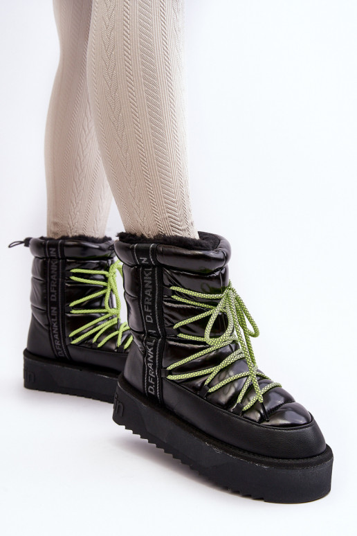 SneeuIn laarzen Dames Op dikke zool Veganistisch D.Franklin DFSH371007 zInart