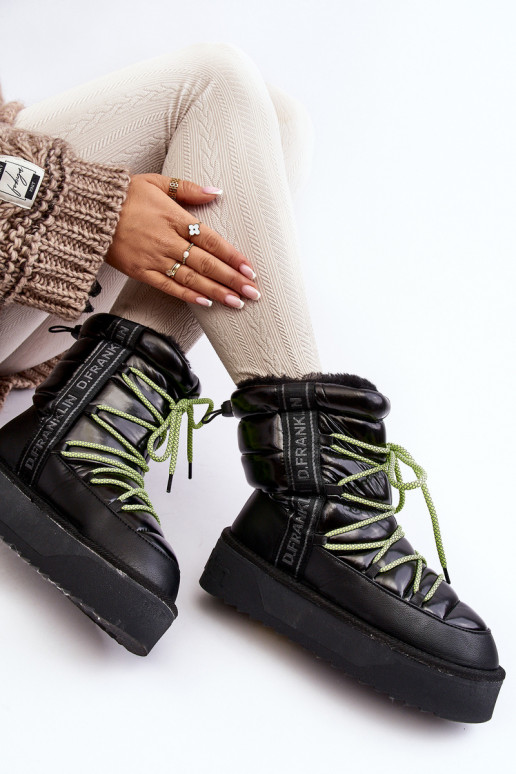 SneeuIn laarzen Dames Op dikke zool Veganistisch D.Franklin DFSH371007 zInart