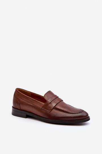 Heren leren mocassins Zazoo 1570/1 bruin