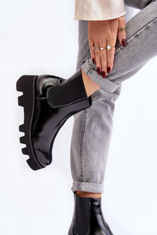 stijlvolle laarzen Dames Leer met trendy massieve zolen Laura Messi 2571 zInart stijlvolle laarzen Dames Leer met trendy massieve zolen Laura Messi 2571 zInart