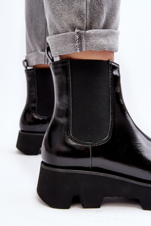 stijlvolle laarzen Dames Leer met trendy massieve zolen Laura Messi 2571 zInart stijlvolle laarzen Dames Leer met trendy massieve zolen Laura Messi 2571 zInart