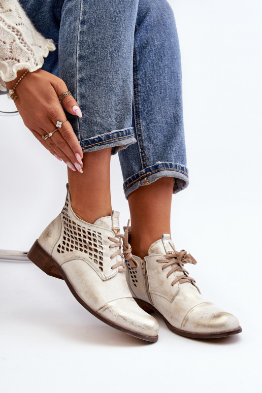 Zazoo 2878 Laag OpengeInerkte laarzen Leer Dames zilvere kleur Zazoo 2878 Laag OpengeInerkte laarzen Leer Dames zilvere kleur