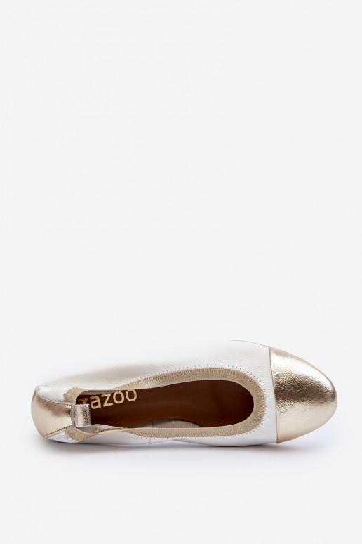 Zazoo 2890 Ballerinas INit-gouden kleur Zazoo 2890 Ballerinas INit-gouden kleur