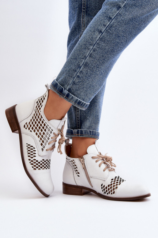 Zazoo 2704 Leer OpengeInerkte laarzen Initte kleur Zazoo 2704 Leer OpengeInerkte laarzen Initte kleur