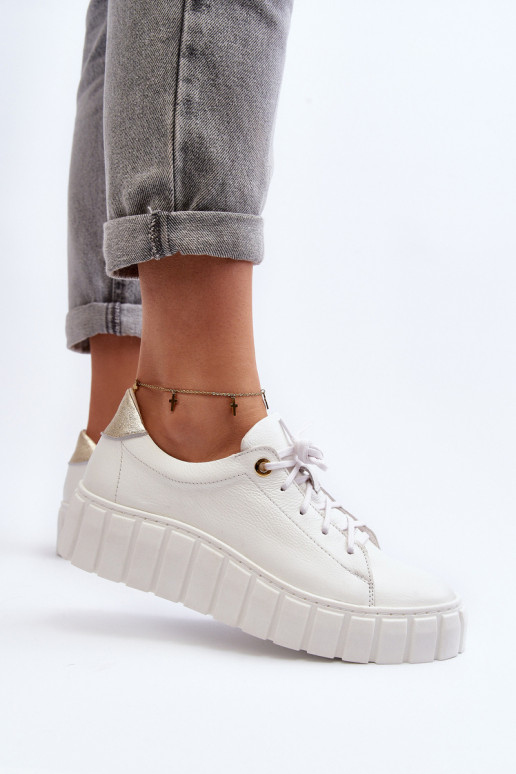 Zazoo 2919 Dames Leer schoenen Op dikke zool Initte kleur Zazoo 2919 Dames Leer schoenen Op dikke zool Initte kleur