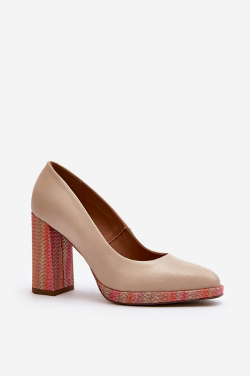 Schoenen met hakken Laura Messi 2746 ivoorkleur