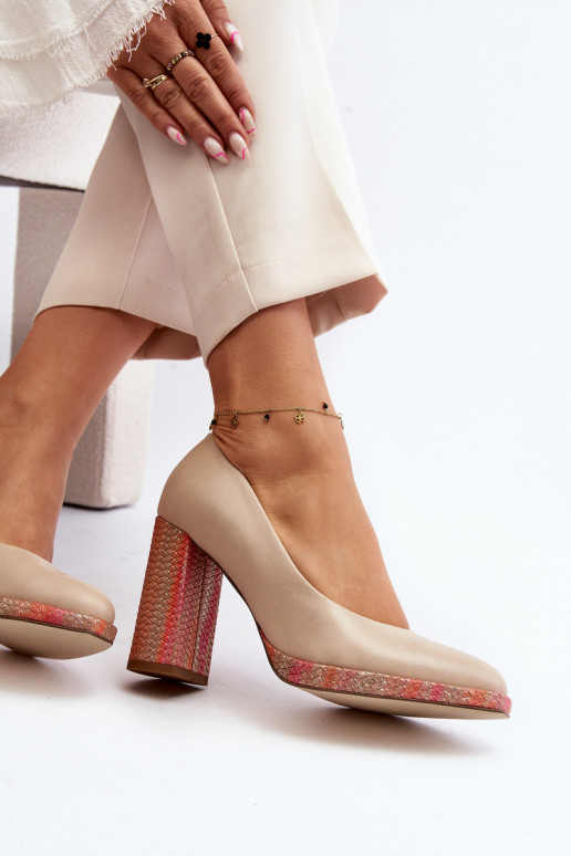 Schoenen met hakken Laura Messi 2746 ivoor Schoenen met hakken Laura Messi 2746 ivoor