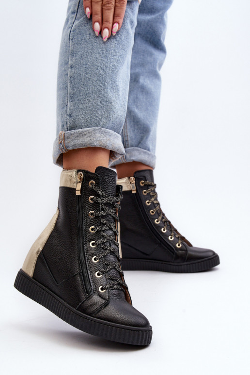 Zazoo 3081 Leer Vrijetijdsschoenen Op de INig zInart