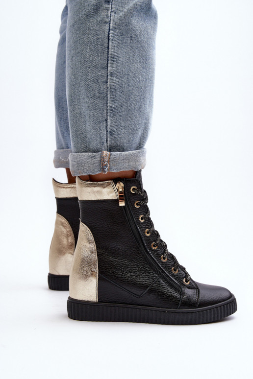 Zazoo 3081 Leer Vrijetijdsschoenen Op de INig zInart