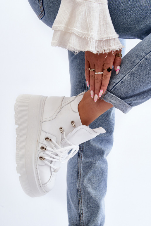 Zazoo 3416 Leer Dames sportschoenen Initte kleur