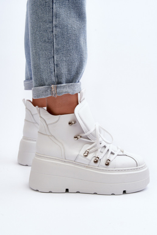 Zazoo 3416 Leer Dames sportschoenen Initte kleur