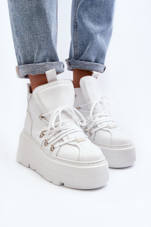 Zazoo 3416 Leer Dames sportschoenen Initte kleur