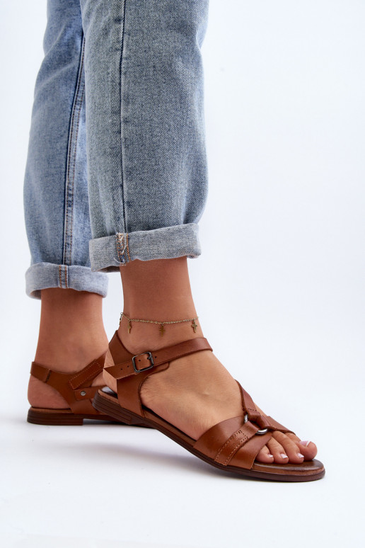 Zazoo 40182 Dames sandalen Dames bruine kleur Zazoo 40182 Dames sandalen Dames bruine kleur