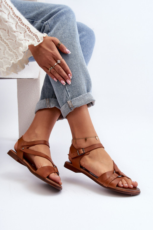 Zazoo 40182 Dames sandalen Dames bruine kleur Zazoo 40182 Dames sandalen Dames bruine kleur