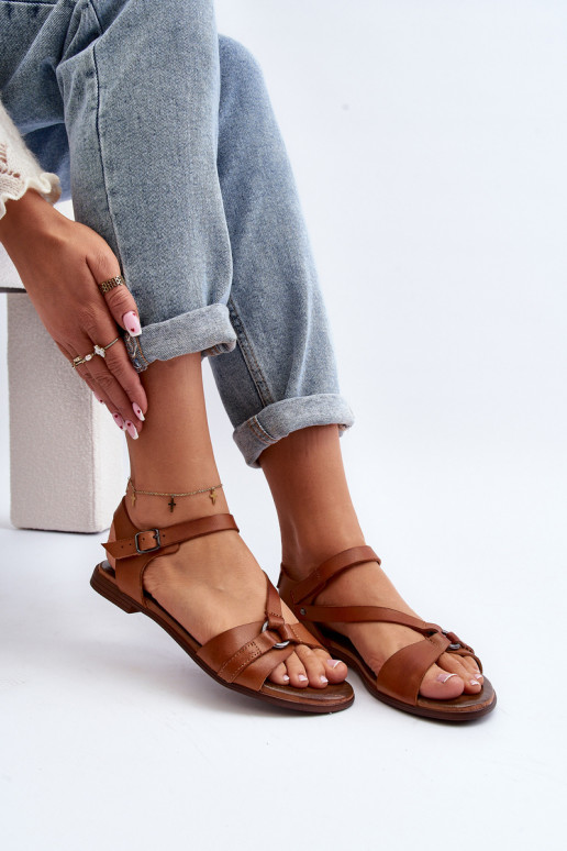 Zazoo 40182 Dames sandalen Dames bruine kleur Zazoo 40182 Dames sandalen Dames bruine kleur