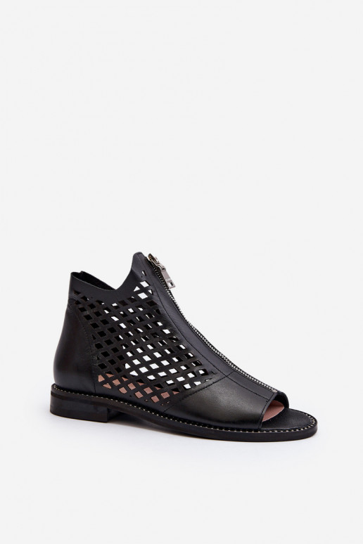 Zazoo 977/L Leer OpengeInerkte sandalen Opar het kasteel zInart Zazoo 977/L Leer OpengeInerkte sandalen Opar het kasteel zInart