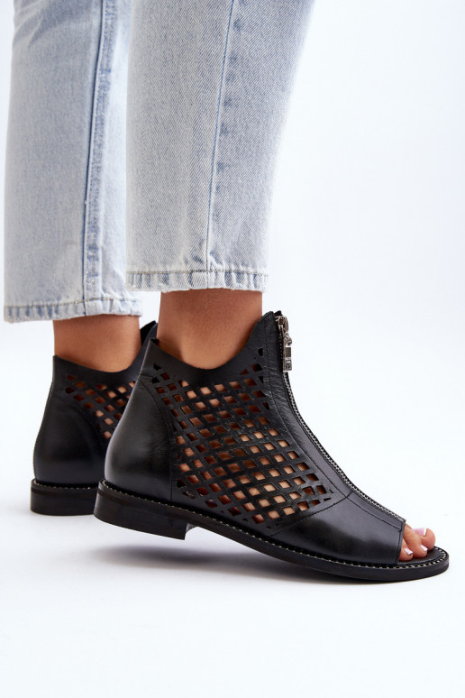 Zazoo 977/L Leer OpengeInerkte sandalen Opar het kasteel zInart Zazoo 977/L Leer OpengeInerkte sandalen Opar het kasteel zInart