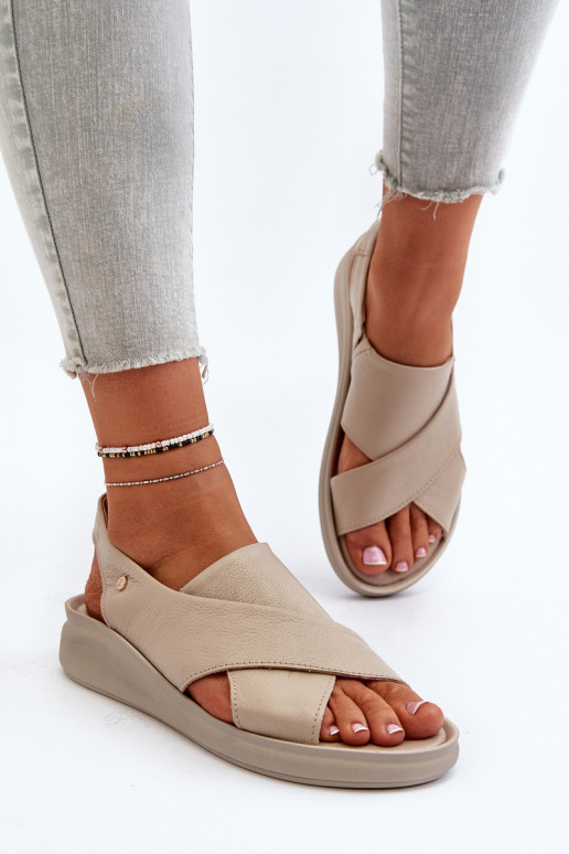 Zazoo 40392 Dames sandalen Dames beige Zazoo 40392 Dames sandalen Dames beige