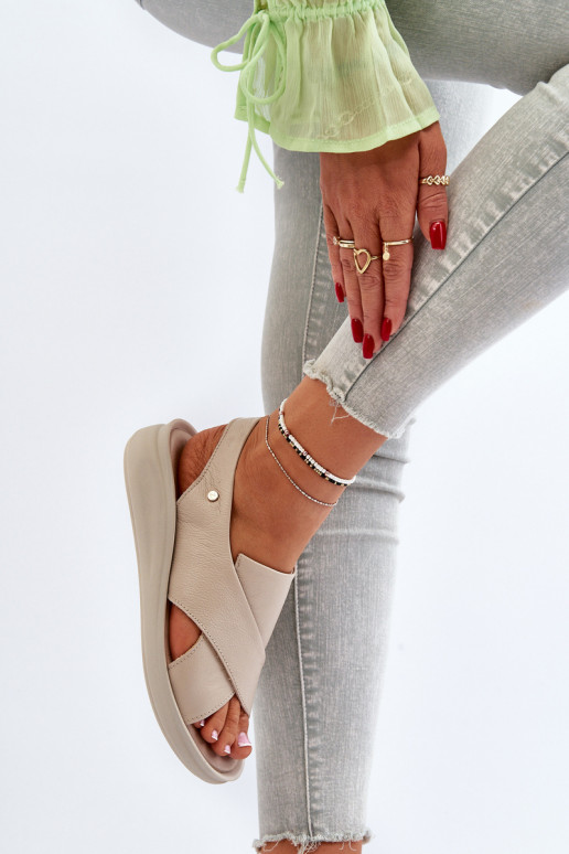 Zazoo 40392 Dames sandalen Dames beige Zazoo 40392 Dames sandalen Dames beige