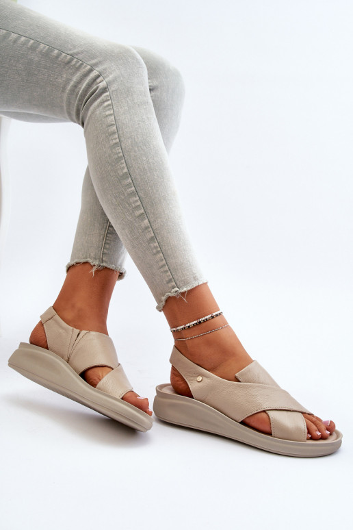 Zazoo 40392 Dames sandalen Dames beige Zazoo 40392 Dames sandalen Dames beige