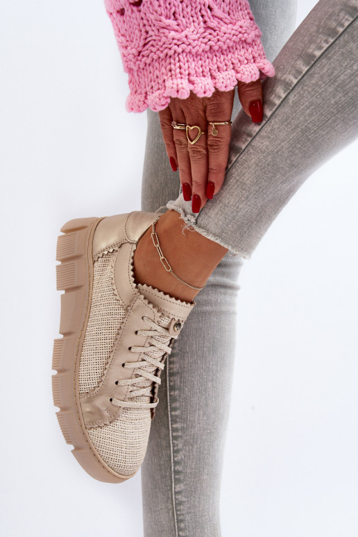 Dames Leer schoenen Het heeftciejka 05850-22 ivoor Dames Leer schoenen Het heeftciejka 05850-22 ivoor