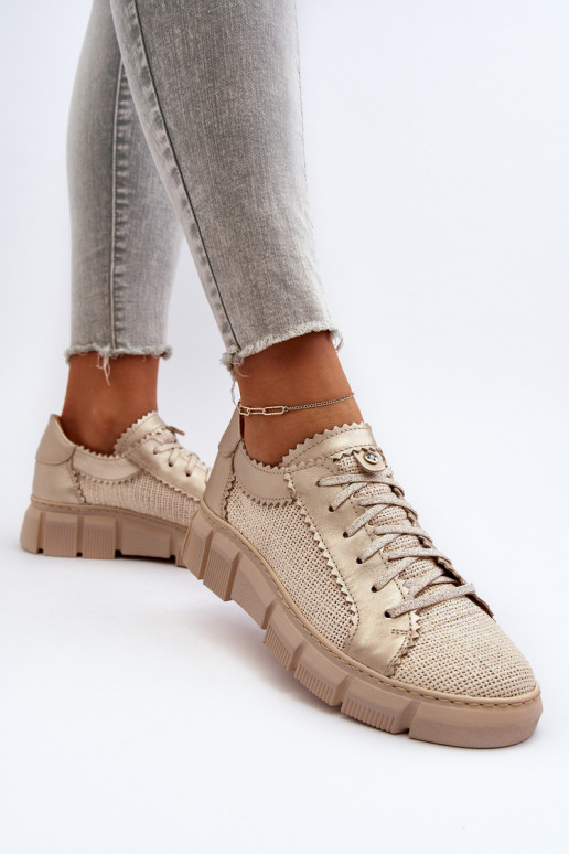 Dames Leer schoenen Het heeftciejka 05850-22 ivoor Dames Leer schoenen Het heeftciejka 05850-22 ivoor