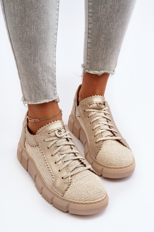 Dames Leer schoenen Het heeftciejka 05850-22 ivoor Dames Leer schoenen Het heeftciejka 05850-22 ivoor