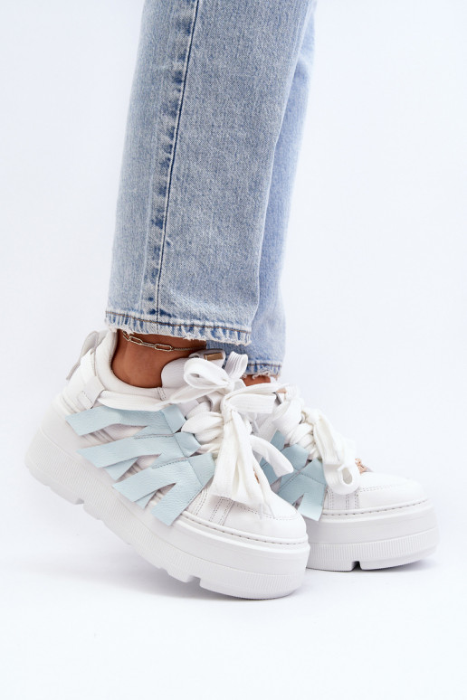 Zazoo 2F-7033 Sneakers model schoenen met platform blauIn Zazoo 2F-7033 Sneakers model schoenen met platform blauIn
