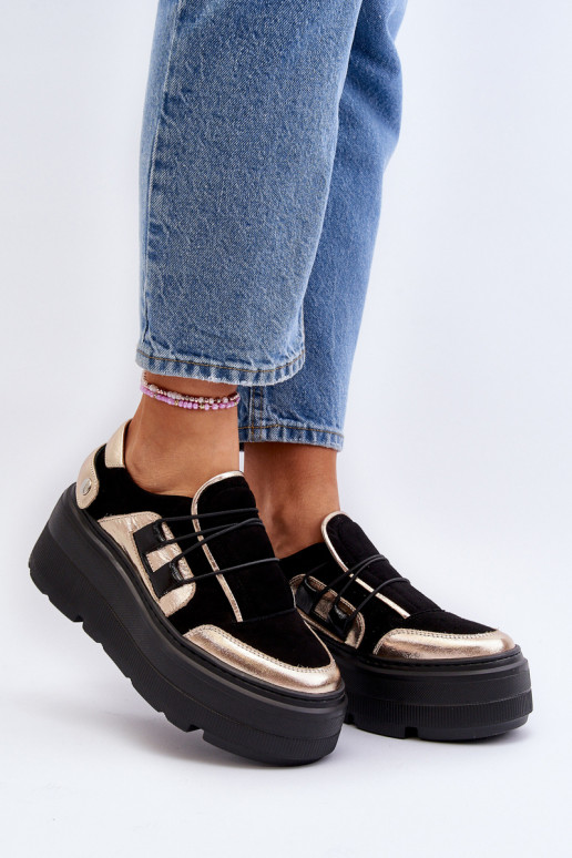 Zazoo 1833 Sneakers model schoenen Dames Leer met trendy massieve zolen zInart Zazoo 1833 Sneakers model schoenen Dames Leer met trendy massieve zolen zInart