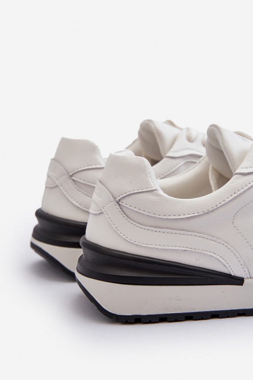 Sneakers model schoenen Het heeftnnen Leer BIG STAR NN174288 Initte kleur Sneakers model schoenen Het heeftnnen Leer BIG STAR NN174288 Initte kleur